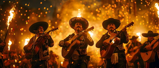 Wall Mural - Cinco de Mayo, celebrating mexican historical triumph and unity, a crucial moment in history when the Mexican army triumphed over the French forces. It's a day honors Mexico's vibra