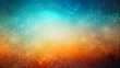 The vibrant splash of colour ranges from a cool blue at the top to a warm orange at the bottom, evoking an abstract cosmic scene. Fine particles seem to float in space.AI generated.