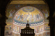 Mosaics in the apse of the Basilica of Santa Maria in Trastevere. Rome, Italy