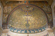 The mosaic in the Apse in the Basilica of Saint Clement. Rome, Italy.