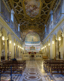 Fototapeta Paryż - The Basilica of Saint Clement. Rome, Italy.