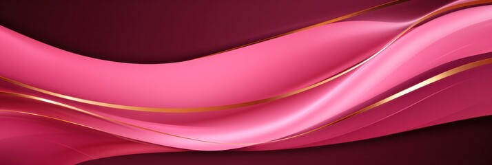 Wall Mural - luxury golden pink line background shades in 3d abstract