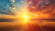 © KAI - Summer Solstice Sunrise and Sunset Glow over  Fields, Sun Equinox And Nature