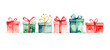 © cobaltstock - Beautiful christmas gifts with copy space