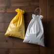 
 a shopping bag designed for fashion ,clothing and food stuffs , small hand bags for shopping, traveling and foodstuffs 