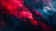 © Olga - Cherry red and midnight blue, abstract background, styled for intense contrast and a dramatic ambiance