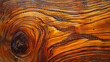 Close View of Brown Wood Grain Texture
