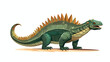 Dimetrodon prehistoric dinosaur. Dino prehistory re