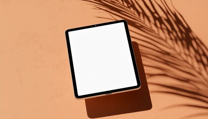 Tablet Mockup for Application Presentation, Web Design or User Interface Design - Template for Representation and Presentation of Design 