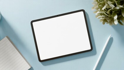 Tablet Mockup for Application Presentation, Web Design or User Interface Design - Template for Representation and Presentation of Design 