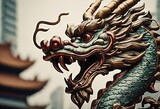'Calligraphic Chinese Word Chinese Dragon Texture Dragon''