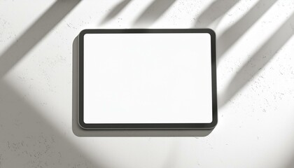 Tablet Mockup for Application Presentation, Web Design or User Interface Design - Template for Representation and Presentation of Design 