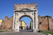 Arco di Augusto triumphal gate in Rimini Italy
