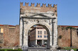 Famous Arco di Augusto in Rimini Italy