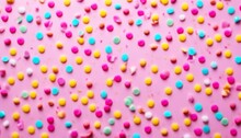 'colorful Sprinkles Sugar Background Confetti Pink Sprinkle Flat Lay Decoration Placer Food Abstract Abundance Anniversary Baking Birthday Cake Candy Carnival Celebrate Chaotic Confection Co'