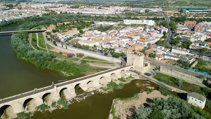 Wall Mural - Aerial view of Cordoba, Andalusia. Southern Spain
