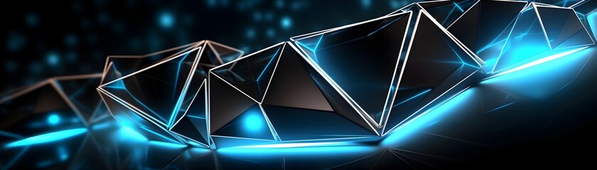 Dynamic Geometric Technological Structure in Abstract Backdrop