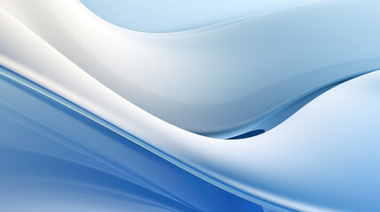 abstract blue background with smooth lines in it, 3d render