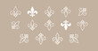 Flor de lis symbol vector illustration icon. Flor de lis symbol vector illustration icon. Fleur de Lys Symbol Icon.