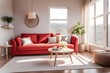 © RORON - Cozy stylish living room interior