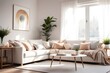 © RORON - Cozy stylish living room interior