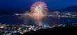長野県諏訪湖の花火大会