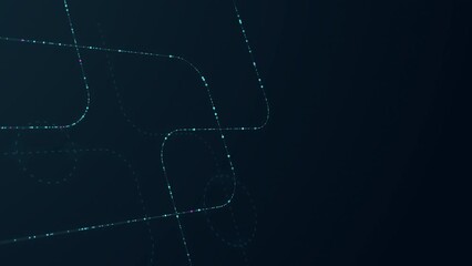 Leinwandbilder - Feature digital data streams, cyber elements, and futuristic technology motifs.