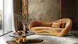 Elegant style room with luxurious furniture, interior design