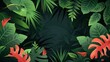 tropical leaves background