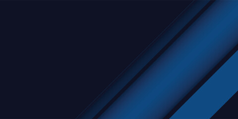 Wall Mural - Dark blue modern business abstract background. Vector illustration design for presentation, banner