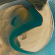 Aerial Drone view of Noosa River, Byron Gold Coast Sunshine Coast, Australia.