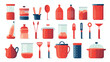 Kitchen utensils tools kitchenware. Storage contain