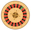 Europeaan roulette illustrator numbers