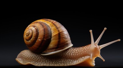 Sticker - snail on a white background