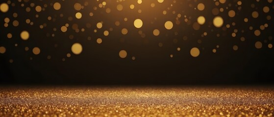 Wall Mural - Golden particles background image