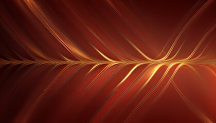 Wall Mural - abstract red gold silk silky satin fabric elegant extravagant luxury wavy shiny luxurious shine drapery background wallpaper seamless abstract showcase backdrop