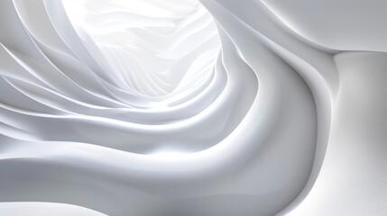 Close Up of White Wall With Wavy Lines