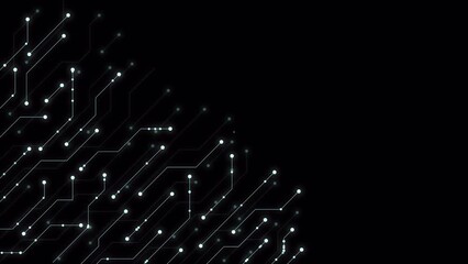 Aufkleber - PNG Alpha.Abstract digital dot line particle data background connecting technology concept.