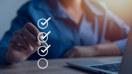 Checklist Contract Approval Inspection Tap an item to review and manage documents to approve the inspection and inspection.