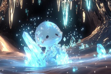 Poster - Cute ice queen character