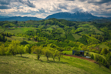 Tiny house on the slope with great view, Holbav, Romania