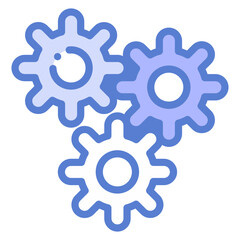 Wall Mural - gear setting icon