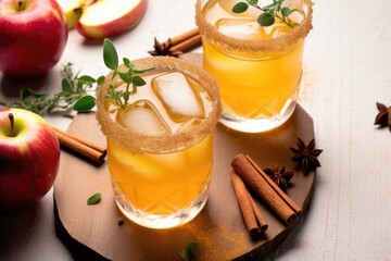 apple cider cinnamon cocktail drinks, ai