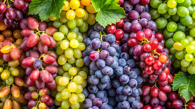 Fresh grapes background