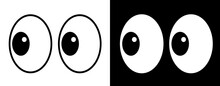 Free Cartoon eyes black background Images & Photos | Public Domain Pictures