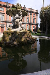 Wall Mural - fountain real bosco di capodimonte,  naples, italy