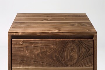 Wall Mural - Horizontal Grain Walnut: Defining Luxury in Furniture Design with Plywood, Furniture, and Ceramic Craftsmanship