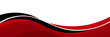 Vector red line background curve element with white space for text and message design, overlapping layers, vector