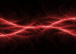 Red lightning background, plasma and energy abstract