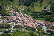 Vue aérienne du village de Rémuzat dans la Drôme Provençale